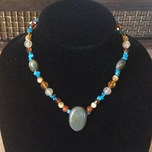 Hand Crafted Gem Necklace